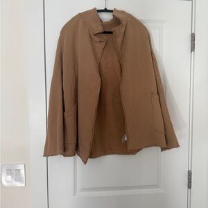 Frank & Eileen Tan Cotton Belfast no Buttons M